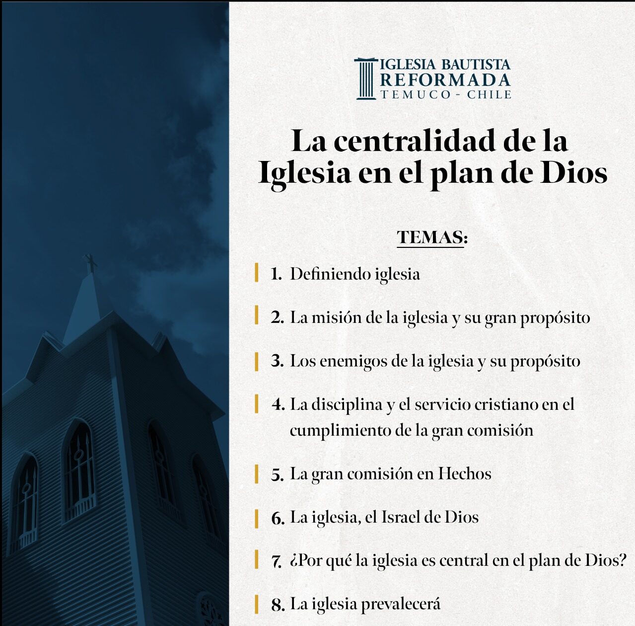 La centralidad de la iglesia en el plan De Dios